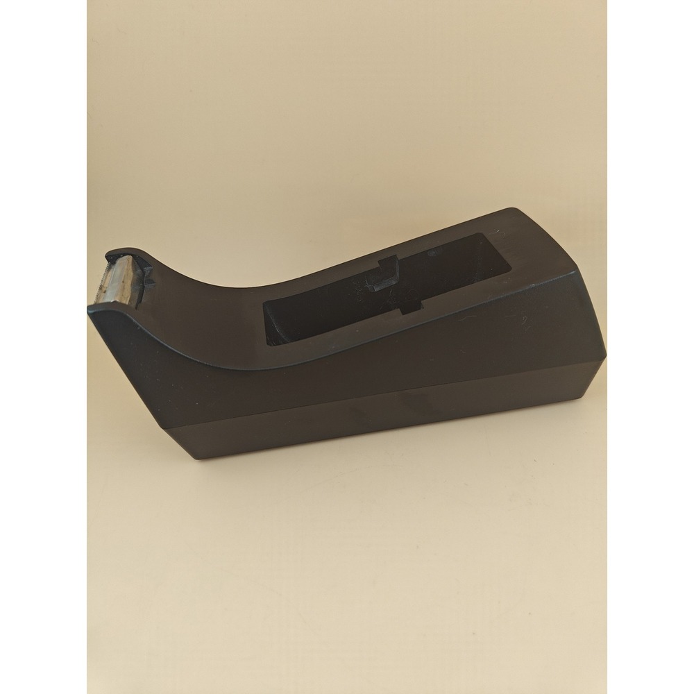 Scotch C38 Weighted Tape Dispenser Black Desk Heavy Duty USA Made Office Base